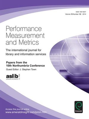 cover image of Performance Measurement and Metrics, Volume 15, Issue 1 & 2